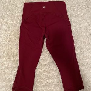 lululemon cropped leggings